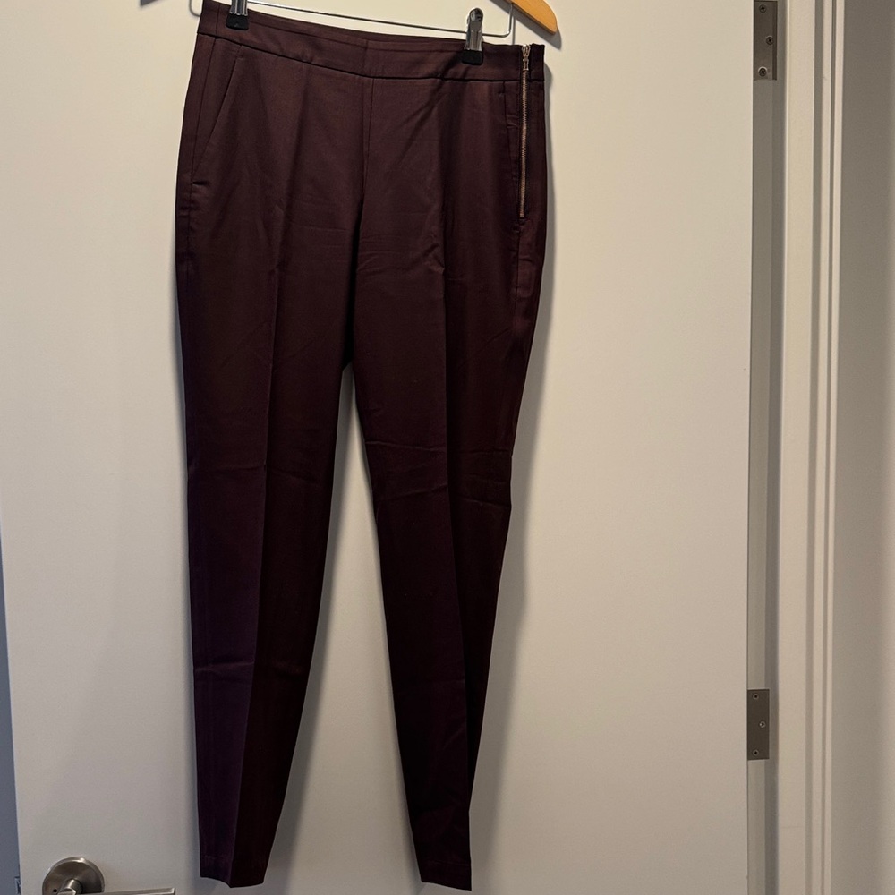 Women’s Burgundy wool dress Pants - Kit and Ace